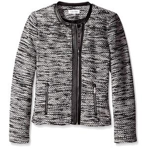NWOT Calvin Klein Boucle Moto Jacket